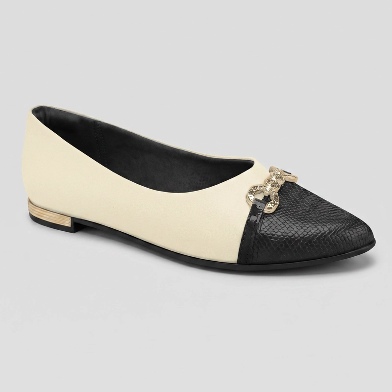 ZAPATO MUJER_ CREMA/NEGRO ANA 02 PICCADILLY - 4