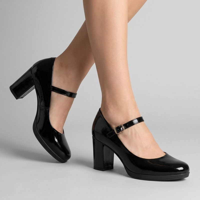 ZAPATO MARY JANE MUJER_ NEGRO/CHAROL DEISE PICCADILLY - 2