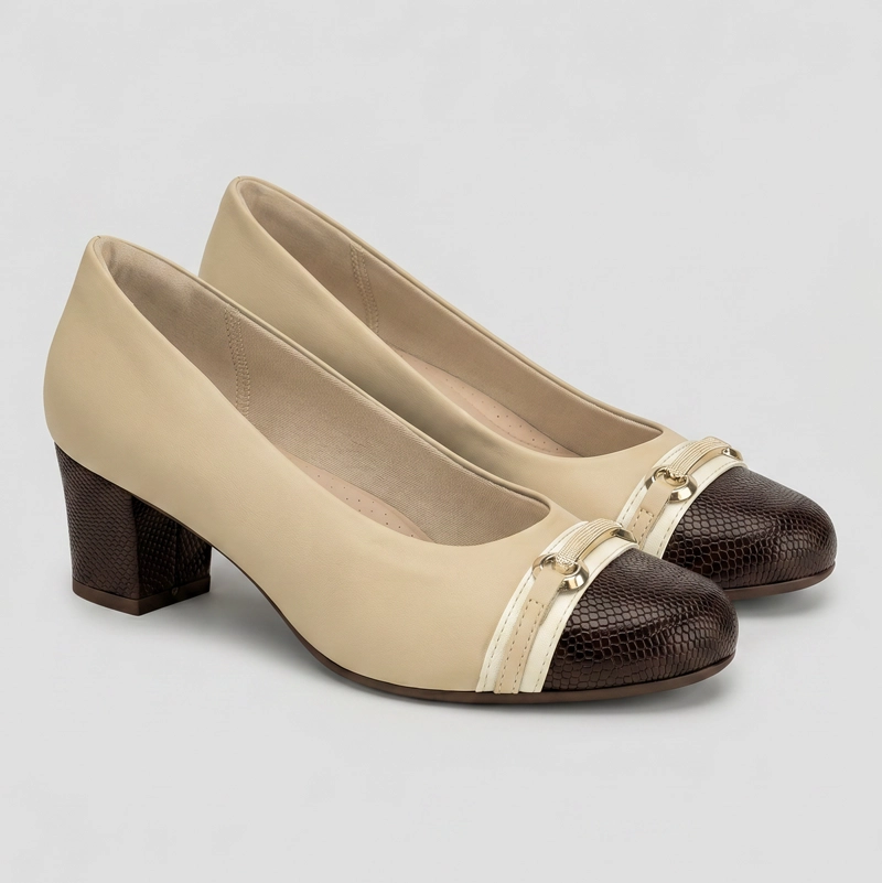 ZAPATO MUJER_ NUDE/CHOCOLATE LAURA PICCADILLY - 2