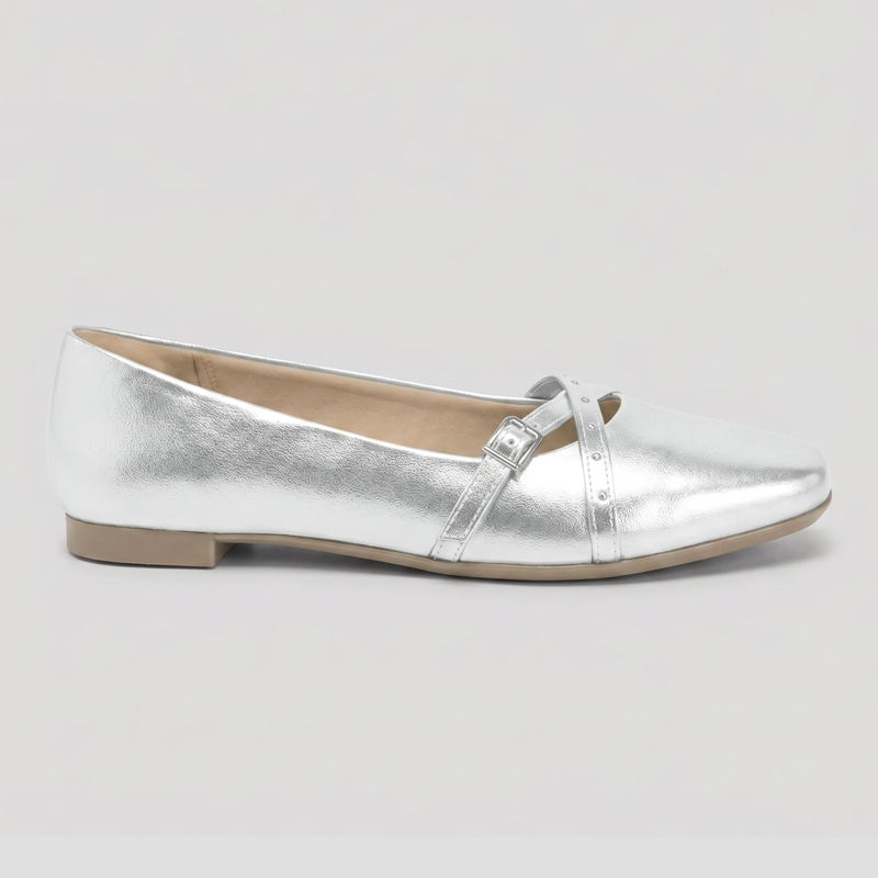 BALLERINA MUJER_ PLATA VANESSA PICCADILLY - 1