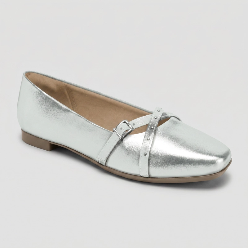 BALLERINA MUJER_ PLATA VANESSA PICCADILLY - 2