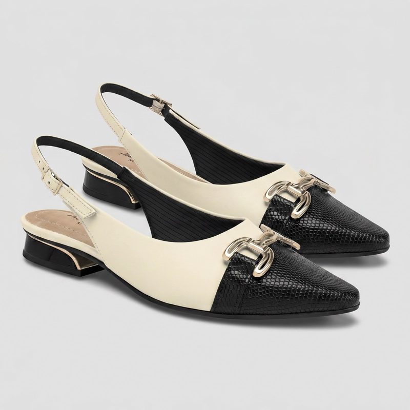 ZAPATO MUJER_ NEGRO/CREMA SILVIA 04 PICCADILLY - 3