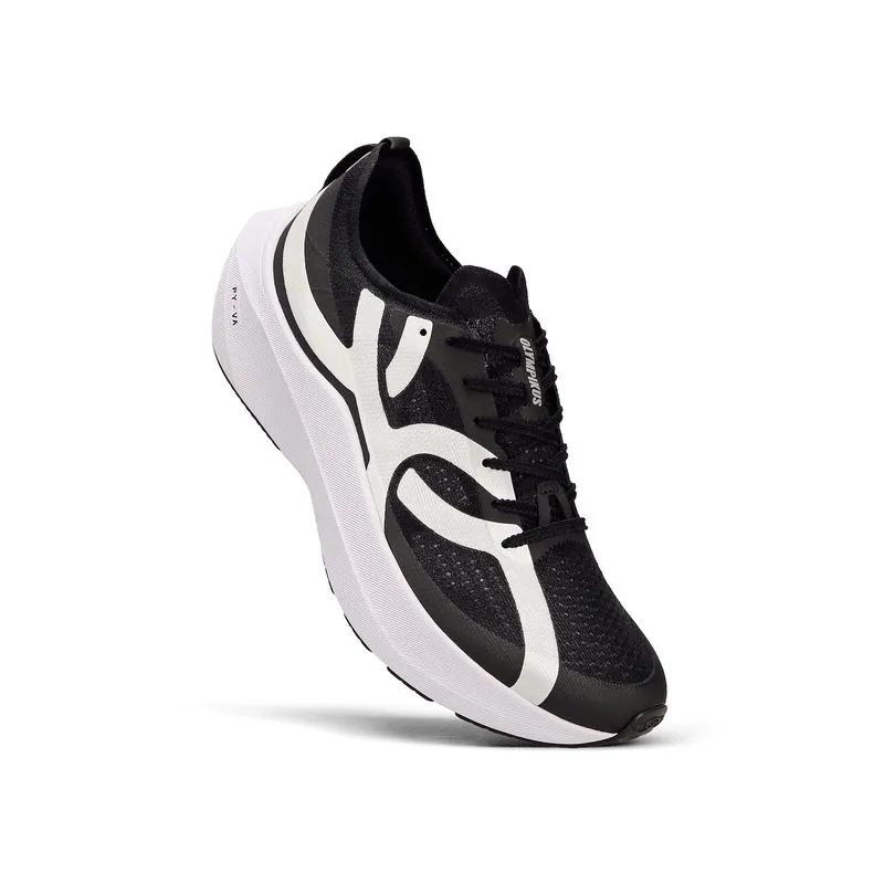 ZAPATILLA RUNNING HOMBRE CORRE 5 NEGRO/BLANCO - 2