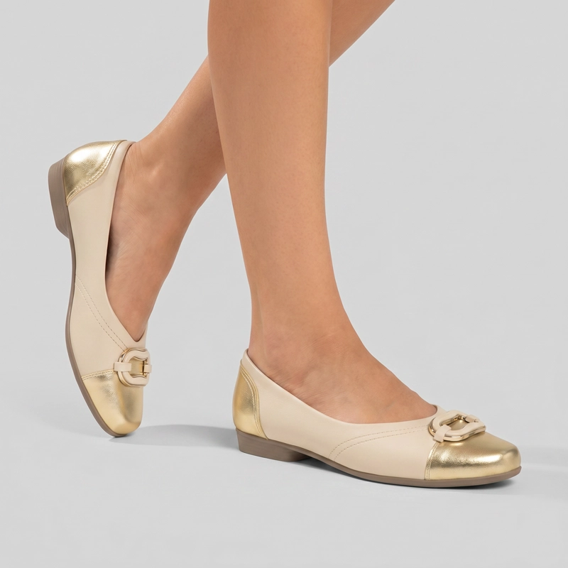 BALLERINA MUJER_ DORADO RAQUEL 74 PICCADILLY - 4
