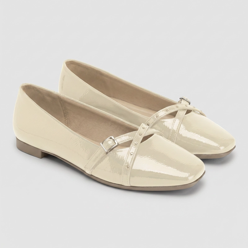 BALLERINA MUJER_ CREMA VANESSA PICCADILLY - 3