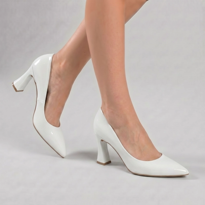 ZAPATO MUJER BLANCO/CHAROL SILVANA PICCADILLY - 4
