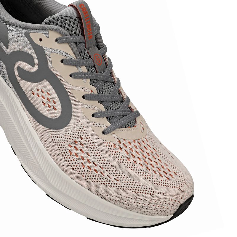 ZAPATILLA RUNNING HOMBRE CHALLENGER 6 BEIGE/GRIS - 7