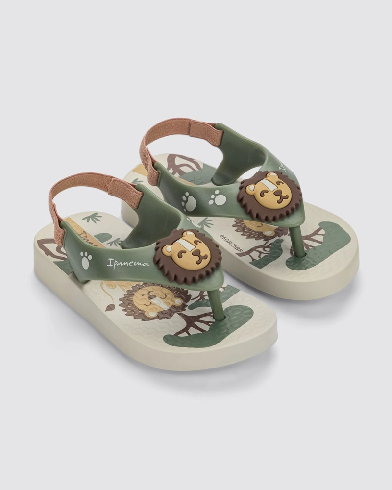 SANDALIA BEBE_ VERDE/BEIGE SPORT IPANEMA - 2