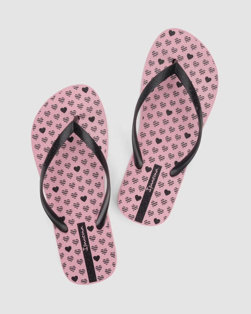 SANDALIA MUJER_ ROSA/NEGRO OASIS 77 IPANEMA - 2