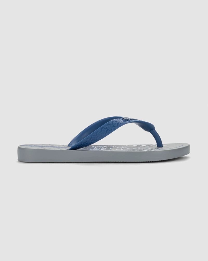 SANDALIA INFANTIL_ GRIS/AZUL FANTASIA IPANEMA - 1