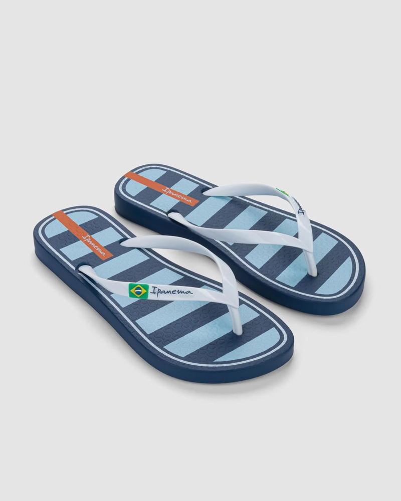 SANDALIA MUJER_ AZUL/BLANCO CORE IPANEMA - 3