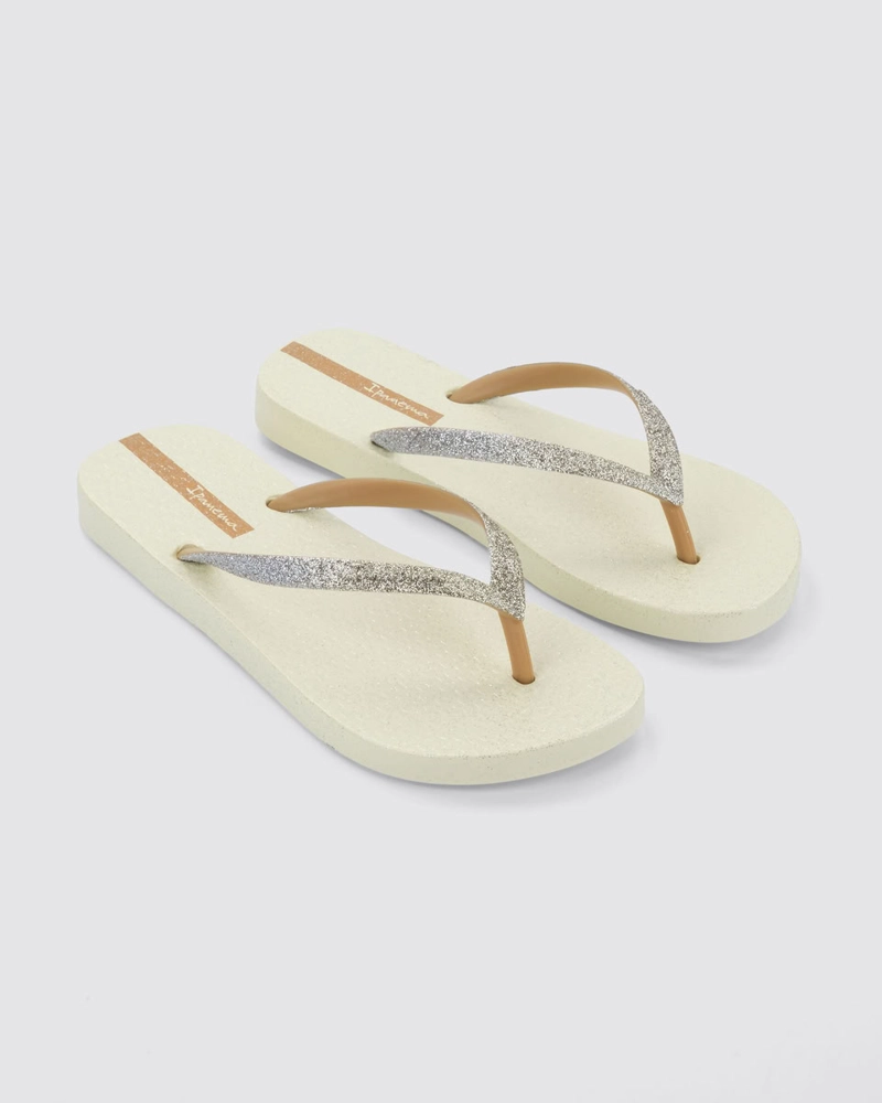 SANDALIA MUJER_ BEIGE/GLITTER POWER IPANEMA - 2