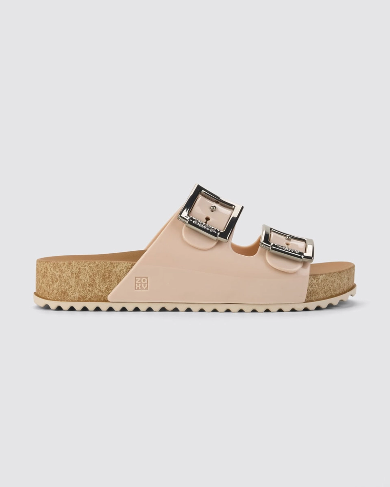 SANDALIA MUJER_ BEIGE PARTNER ZAXY - 1