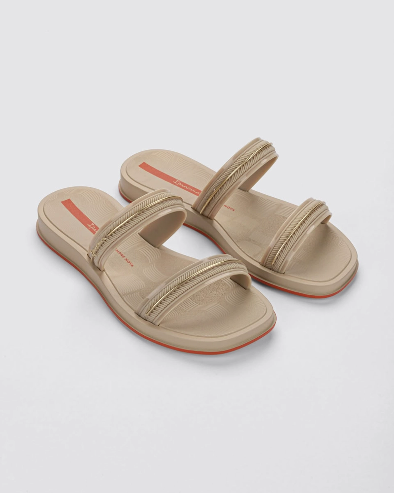 SANDALIA MUJER_ BEIGE GLOW SLIDE 520 IPANEMA - 2