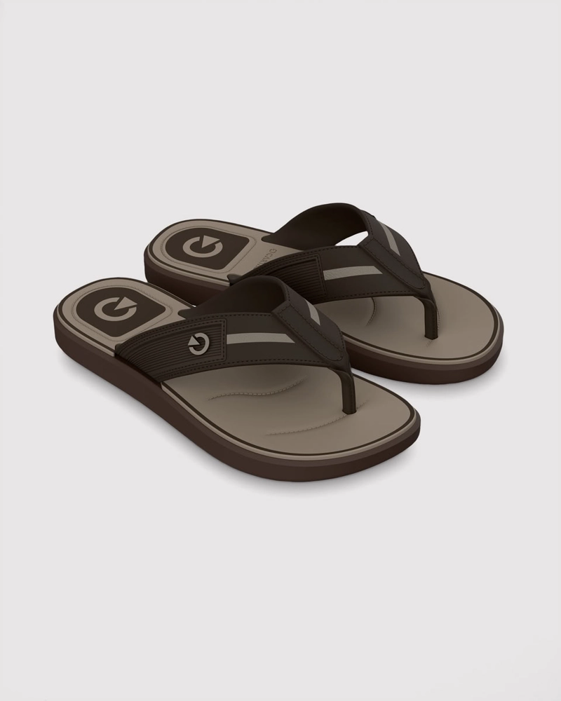 SANDALIA HOMBRE_ MARRON/BEIGE BELGRADO CARTAGO - 3