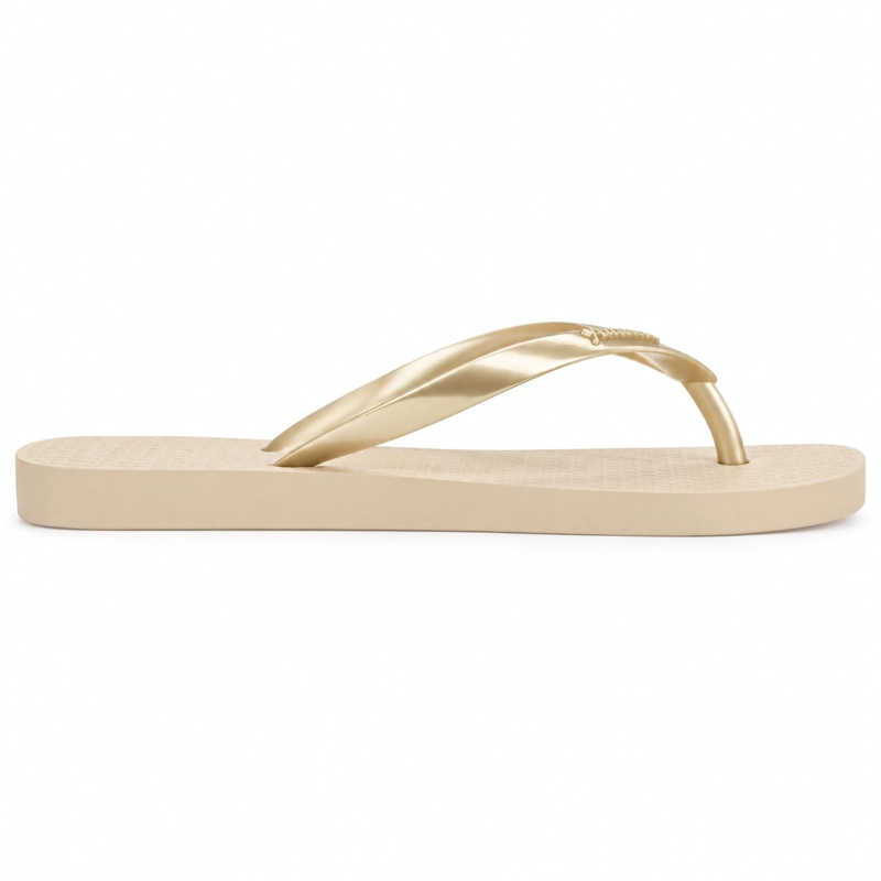 SANDALIA MUJER_ DORADO/BEIGE BASICA IPANEMA 36