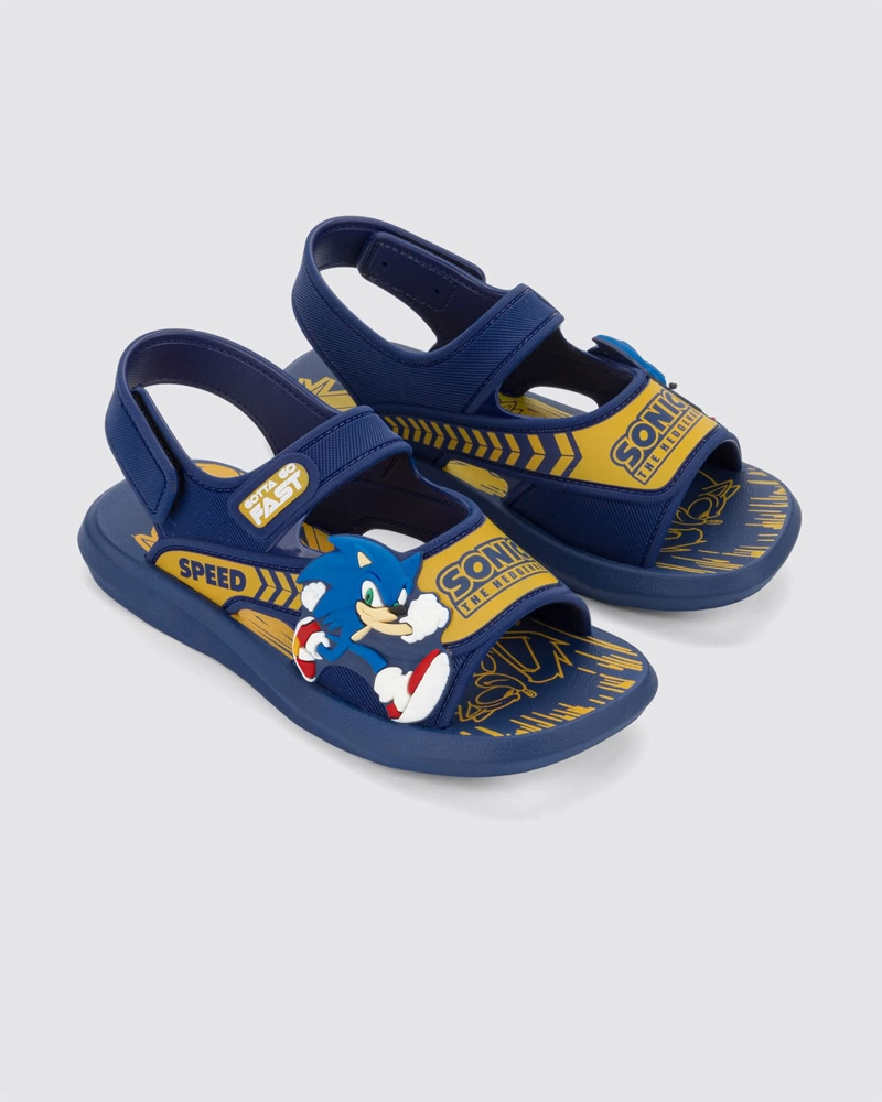 SANDALIA INFANTIL_ AZUL SONIC RUSH IPANEMA - 3