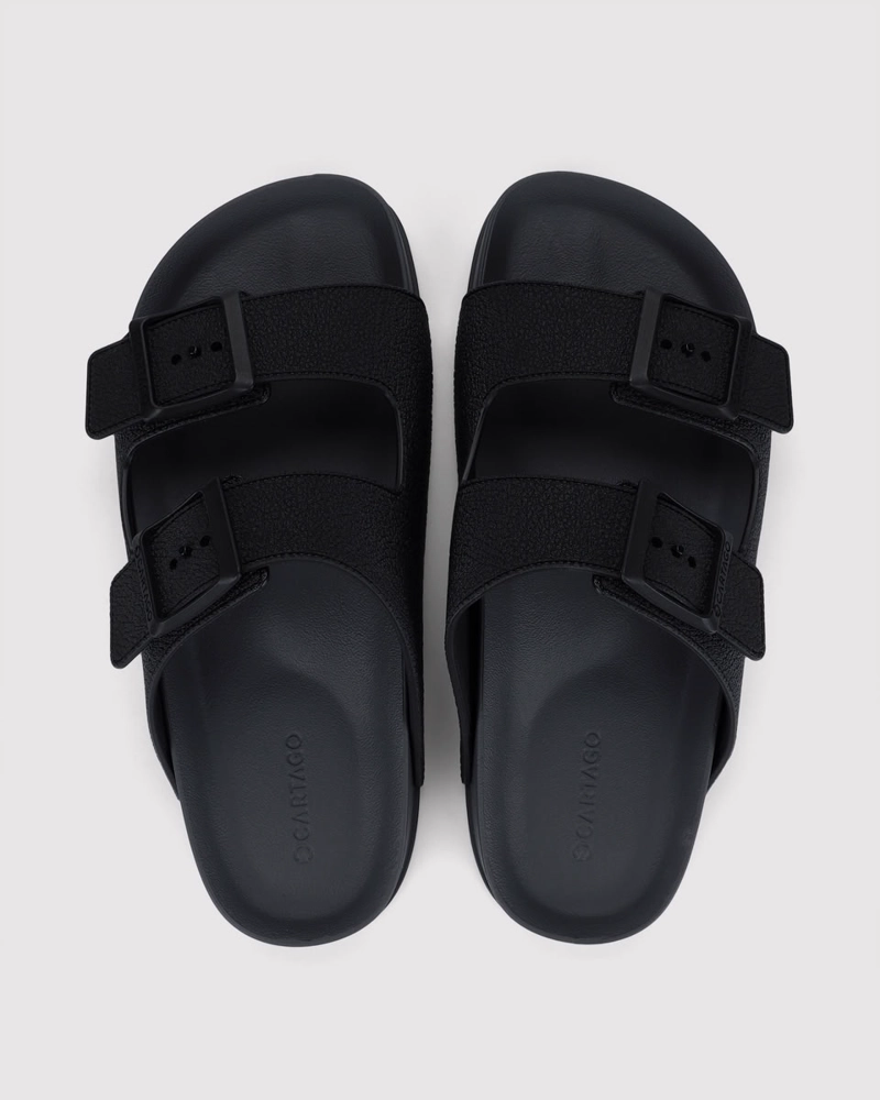 SANDALIA HOMBRE_ GRIS/NEGRO MILAN III CARTAGO - 2