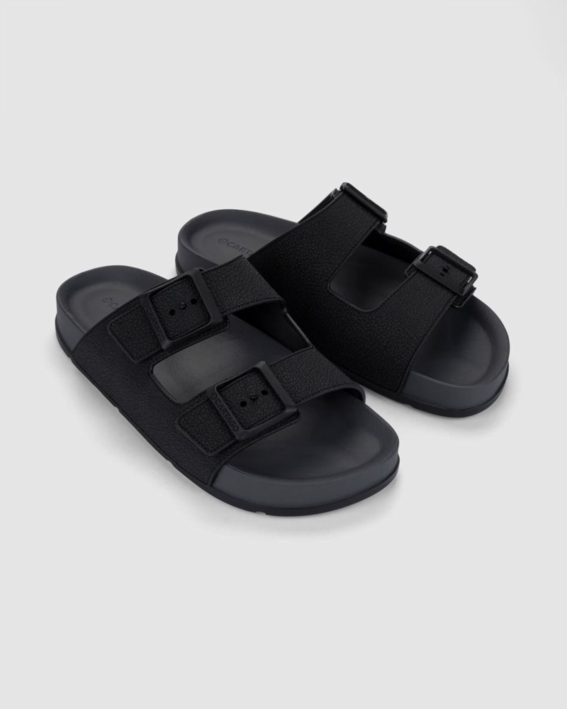 SANDALIA HOMBRE_ GRIS/NEGRO MILAN III CARTAGO - 3