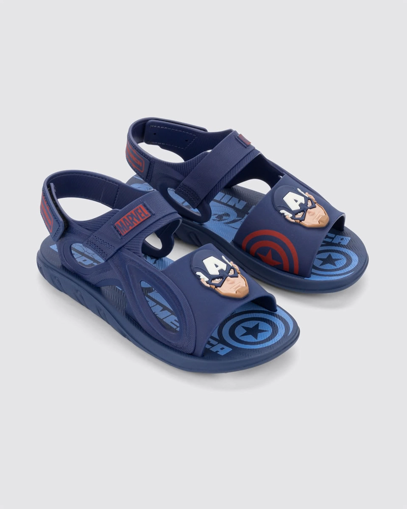 SANDALIA INFANTIL_ AZUL MARVEL POWER IPANEMA - 3
