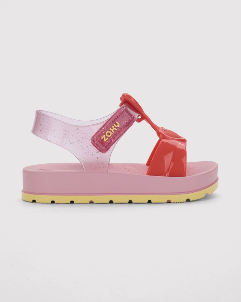 SANDALIA BEBE_ ROSA/ROJO SWEET ZAXY - 1