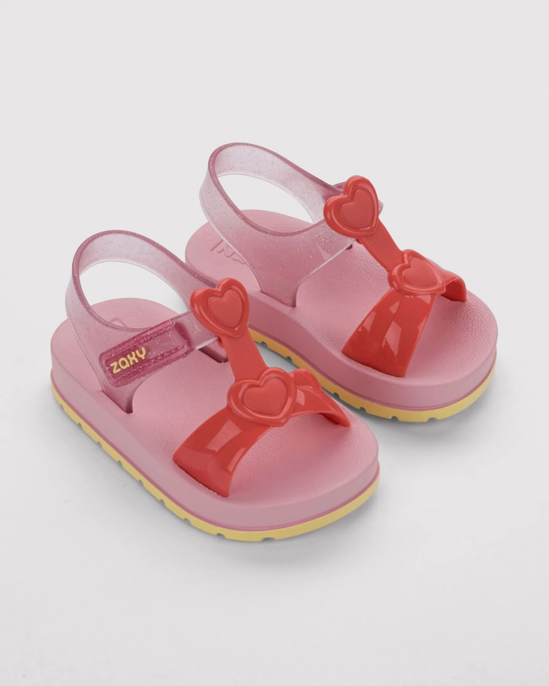 SANDALIA BEBE_ ROSA/ROJO SWEET ZAXY - 3
