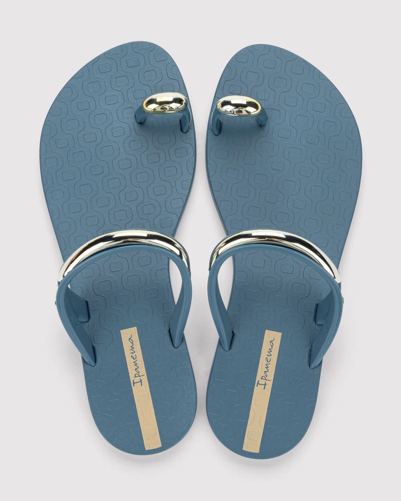 SANDALIA MUJER_ AZUL CLARO RING LUX IPANEMA - 4