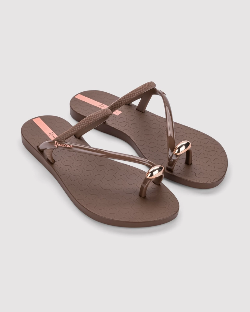SANDALIA MUJER_ MARRON GLAM RING 2 IPANEMA - 3