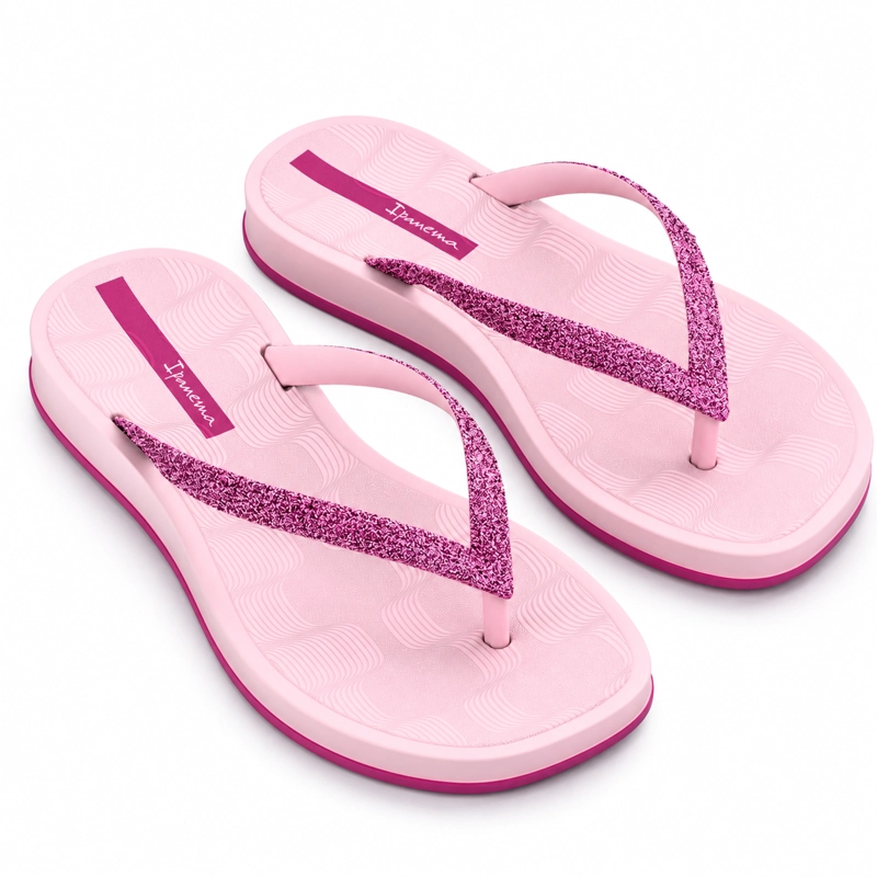 SANDALIA MUJER_ ROSA CLARO/GLITTER GOLD IPANEMA - 3