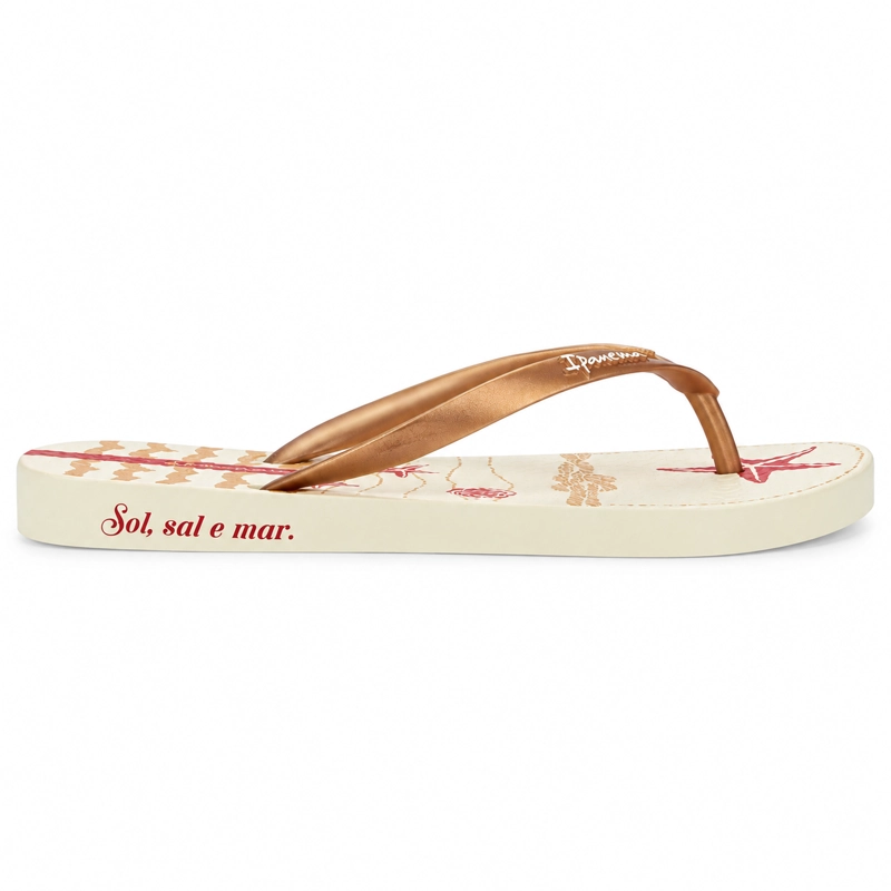 SANDALIA MUJER_ BEIGE/ROJO NAVY IPANEMA - 1