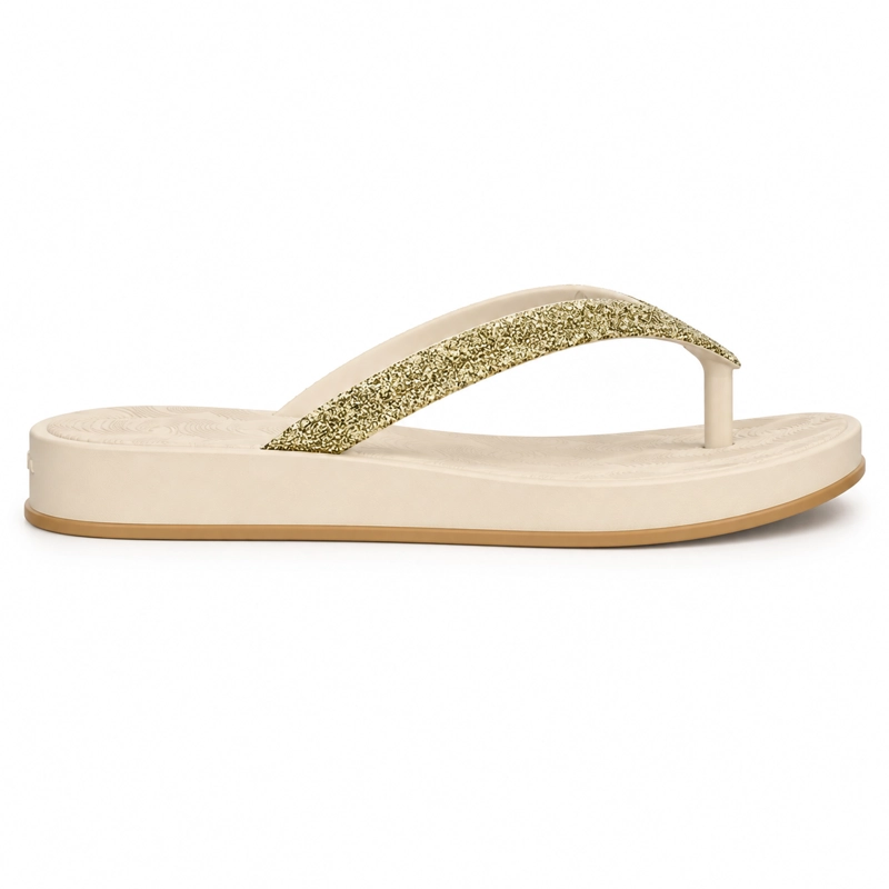 SANDALIA MUJER BEIGE/GLITTER GOLD IPANEMA - 1
