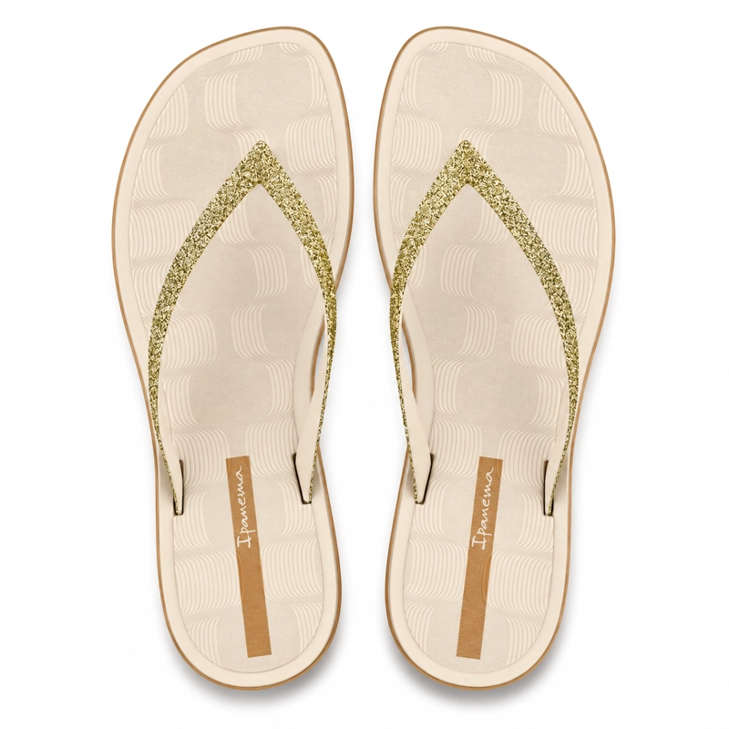 SANDALIA MUJER BEIGE/GLITTER GOLD IPANEMA - 3