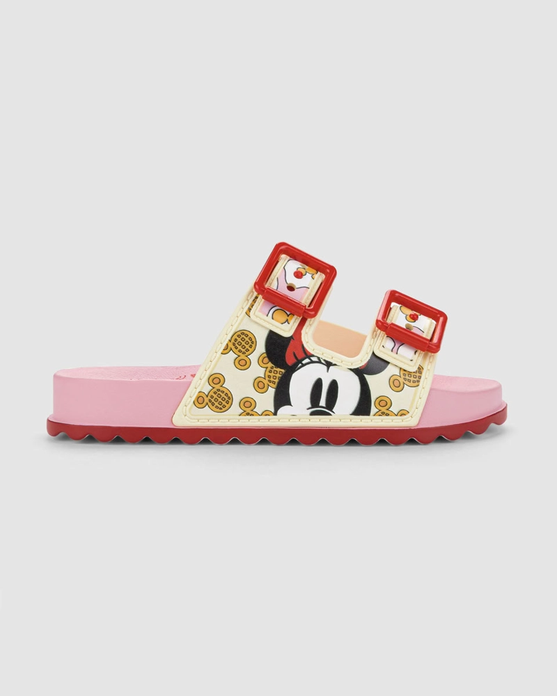 SANDALIA INFANTIL_ ROSA/BEIGE DISNEY 079 IPANEMA - 1
