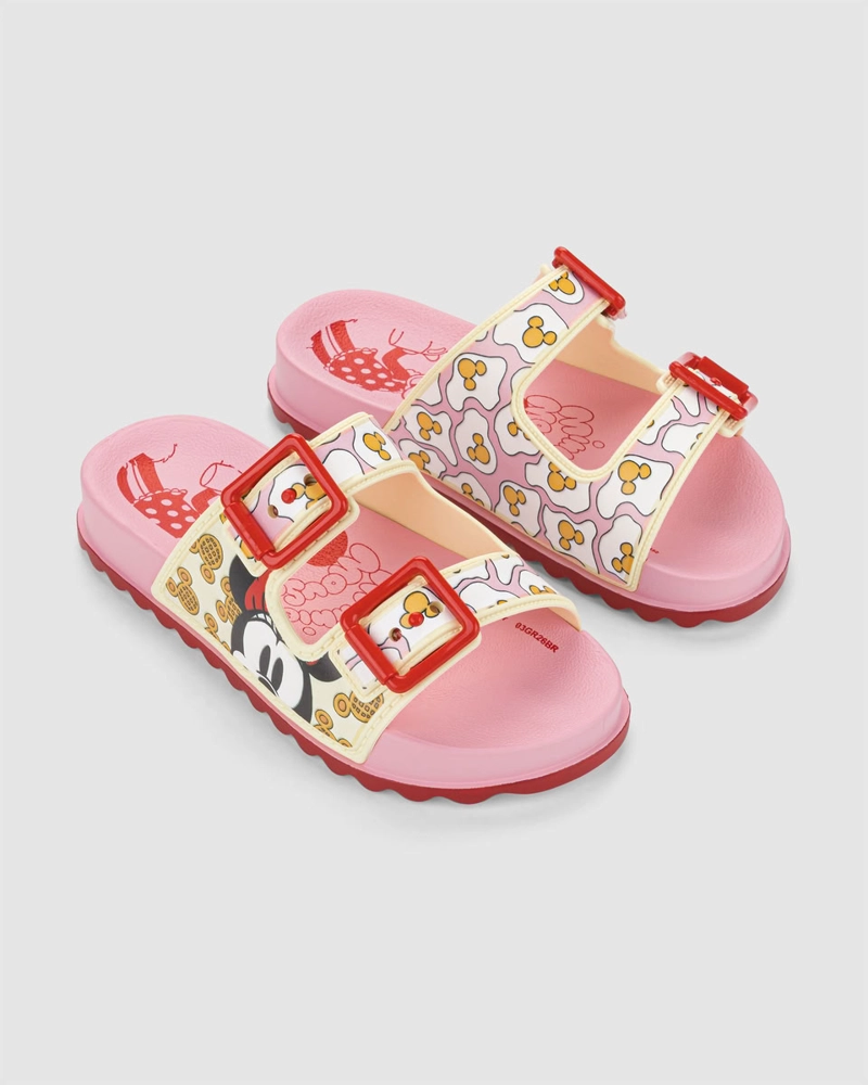 SANDALIA INFANTIL_ ROSA/BEIGE DISNEY 079 IPANEMA - 3