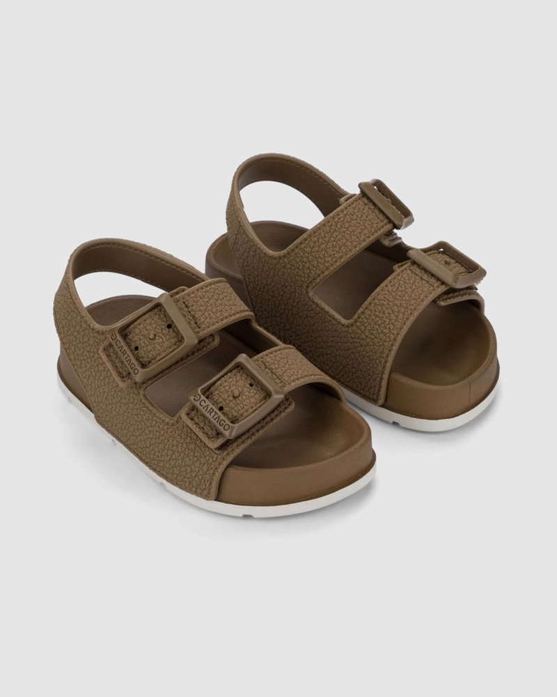 SANDALIA BEBE _ MARRON MILAN 59 CARTAGO - 3