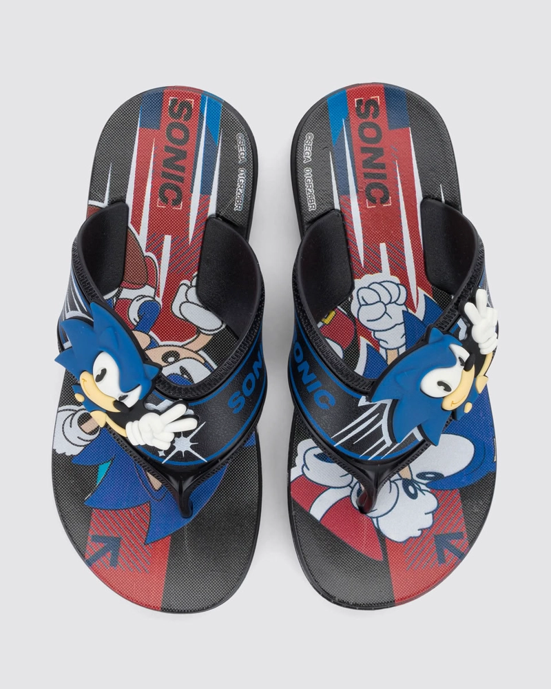 SANDALIA INFANTIL NEGRO SUPER FLOP SONIC IPANEMA - 2