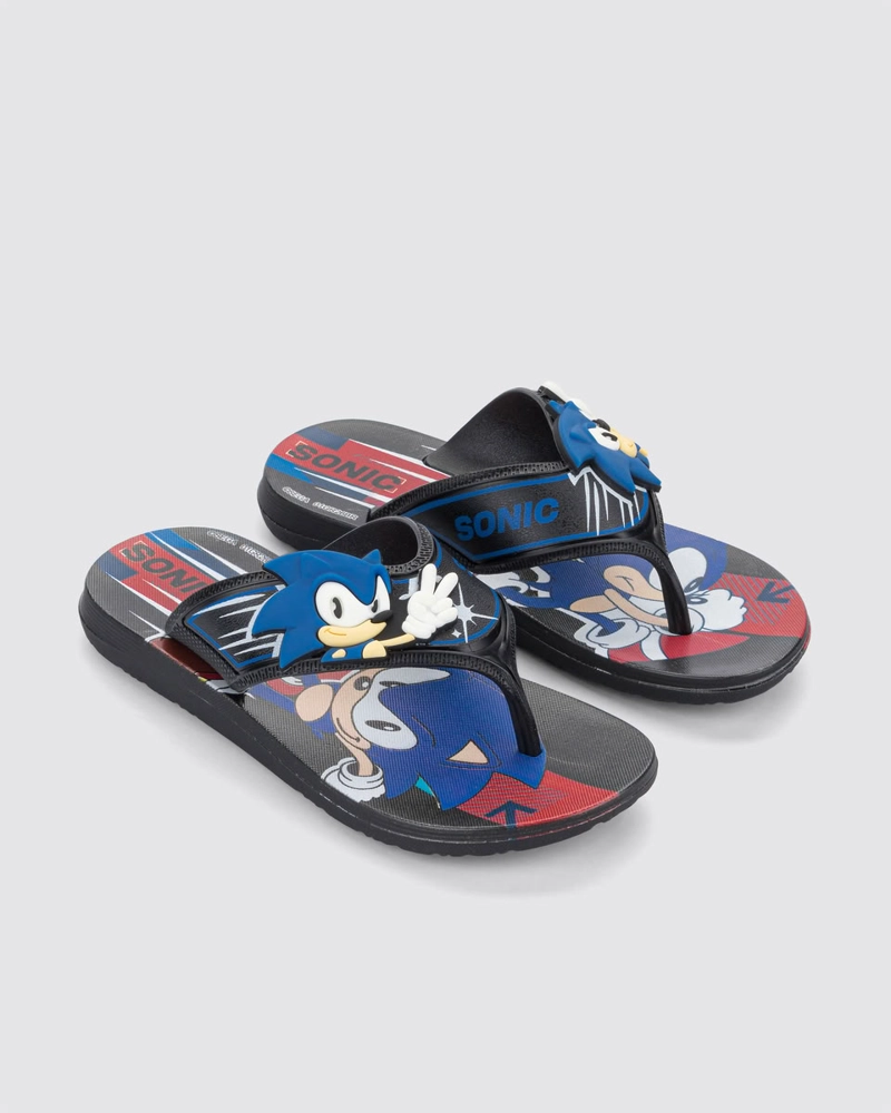 SANDALIA INFANTIL NEGRO SUPER FLOP SONIC IPANEMA - 3