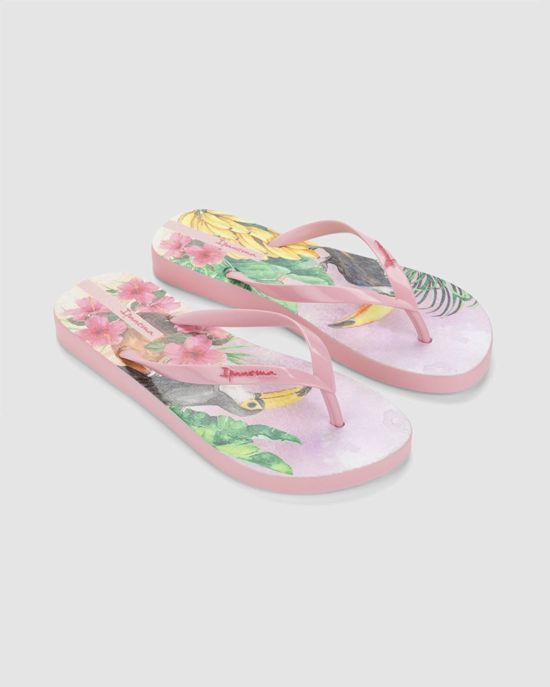 SANDALIA MUJER VERDE/ROSA ORLA 98 IPANEMA - 2