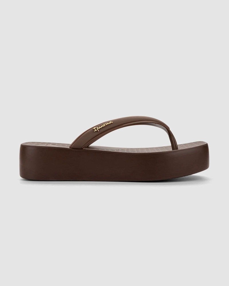 SANDALIA MUJER_ CHOCOLATE PLUMA UP IPANEMA - 1