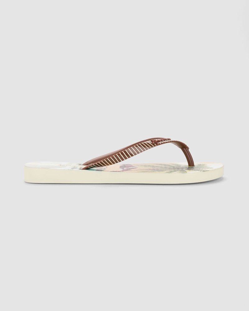 SANDALIA MUJER BEIGE/VERDE ORLA 98 IPANEMA - 1