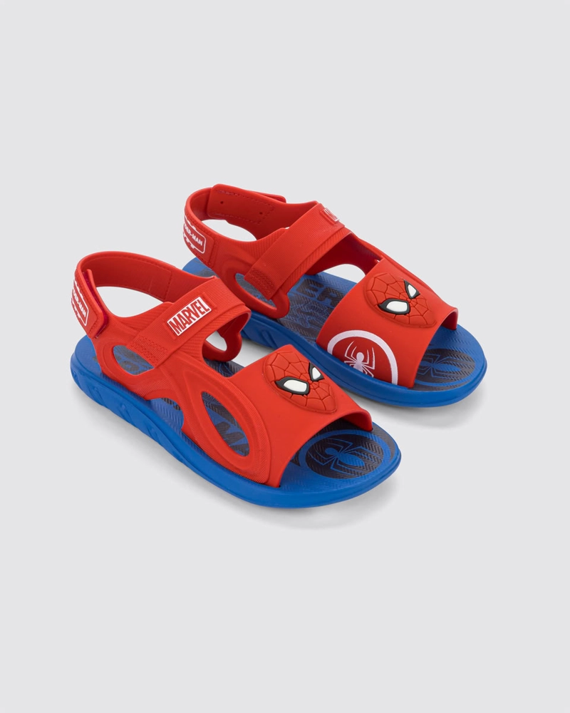 SANDALIA INFANTIL_ ROJO/AZUL SPIDERMAN 201 IPANEMA - 2