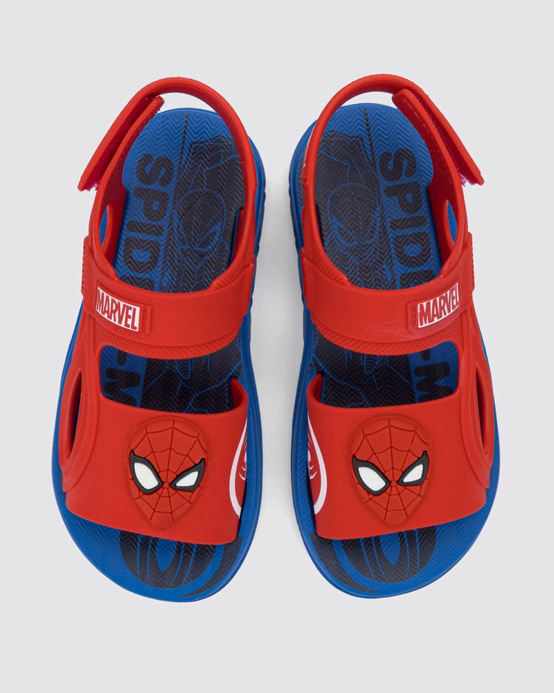 SANDALIA INFANTIL_ ROJO/AZUL SPIDERMAN 201 IPANEMA - 3