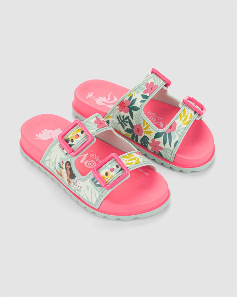 SANDALIA INFANTIL_ ROSA/VERDE DISNEY 079 IPANEMA - 3