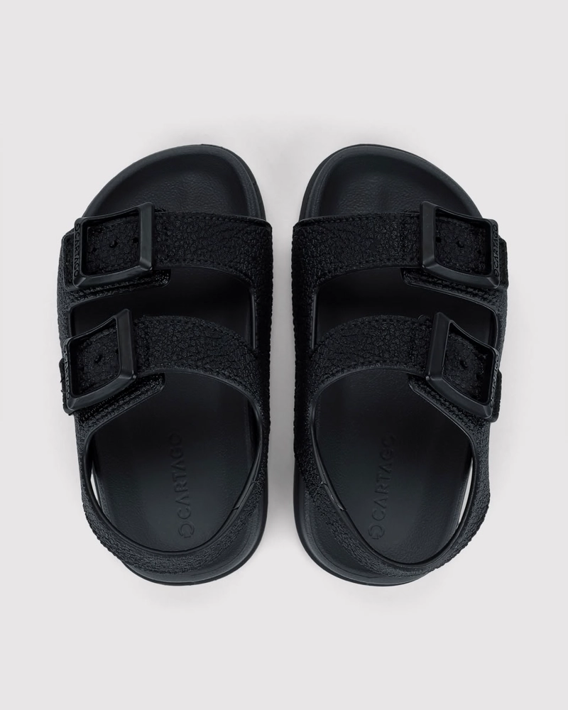 SANDALIA BEBE _ GRIS/NEGRO MILAN 59 CARTAGO - 2