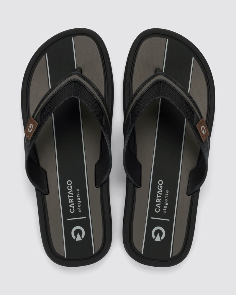 SANDALIA HOMBRE_ NEGRO/GRIS MAIORCA CARTAGO - 2