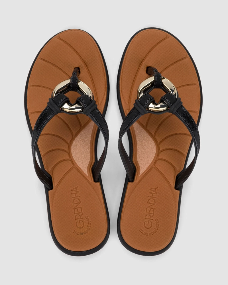 SANDALIA MUJER_ NEGRO MAIS CONFORT GRENDHA - 2