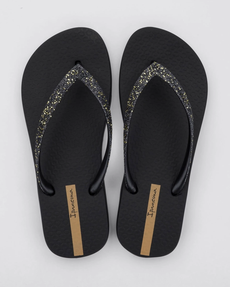 SANDALIA MUJER_ NEGRO/GLITTER UP IPANEMA - 2