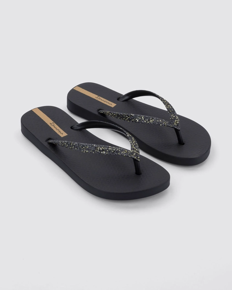 SANDALIA MUJER_ NEGRO/GLITTER UP IPANEMA - 3