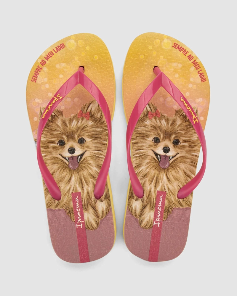 SANDALIA MUJER_ AMARILLO/ROSA PETS IPANEMA - 2