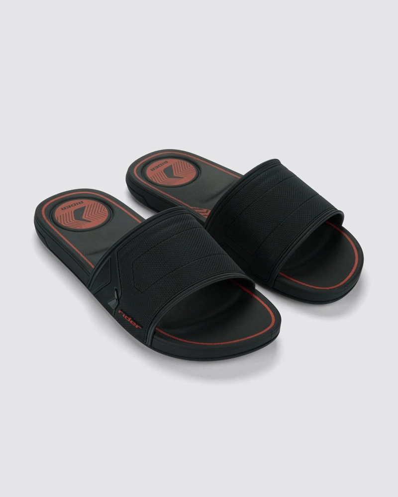 SANDALIA HOMBRE_ NEGRO/ROJO FEEL 248 RIDER - 3